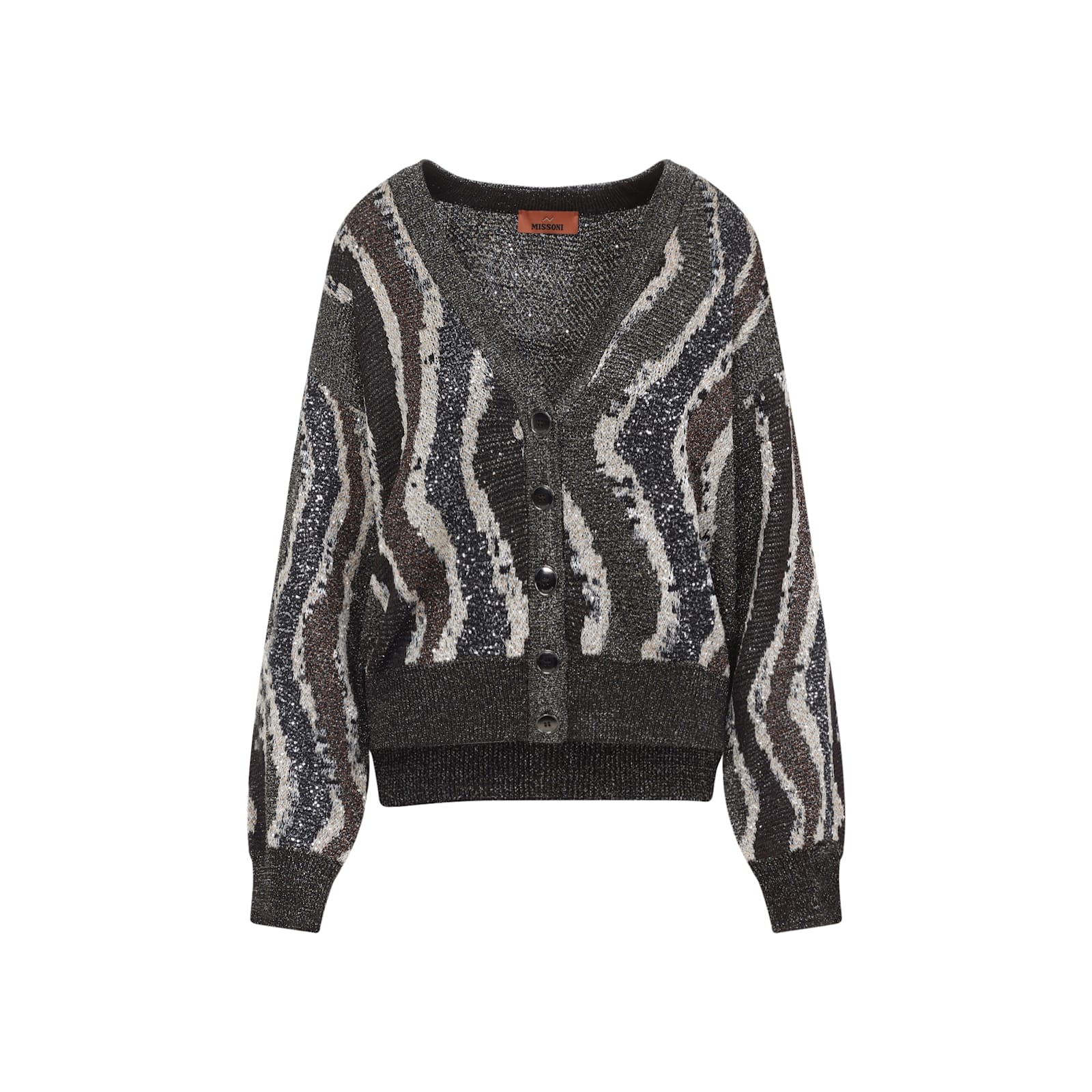 Missoni Brown Sweater For Versatility Sweaters In Black
