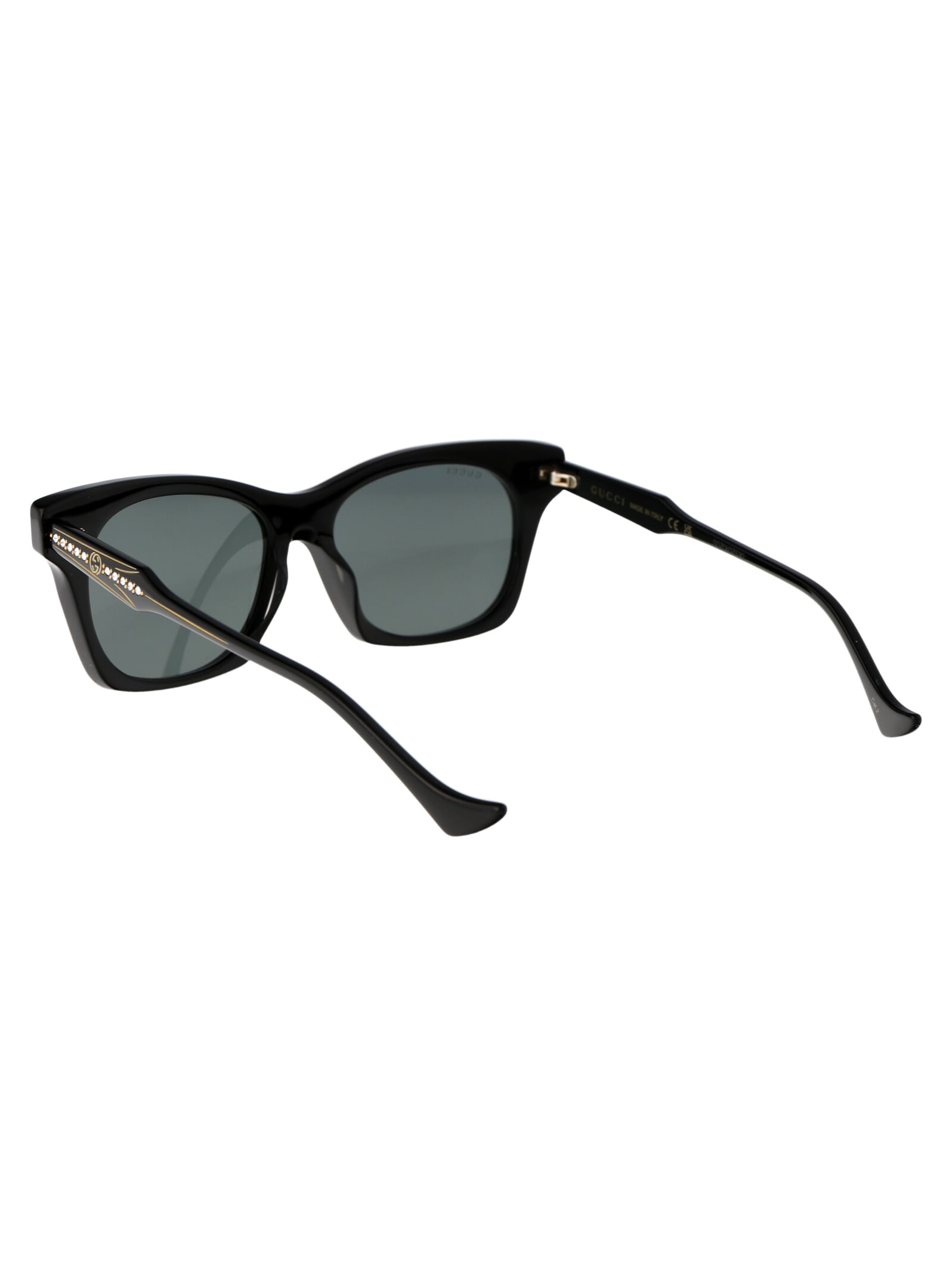 Shop Gucci Gg1299s Sunglasses In 001 Black Black Grey