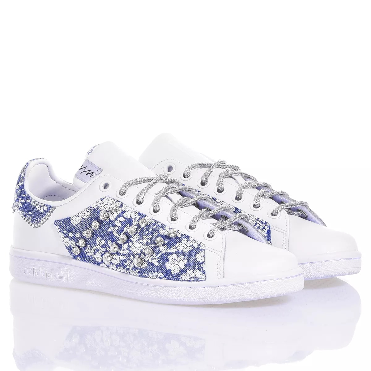 MIMANERA ADIDAS STAN SMITH FLOWER JEANS 