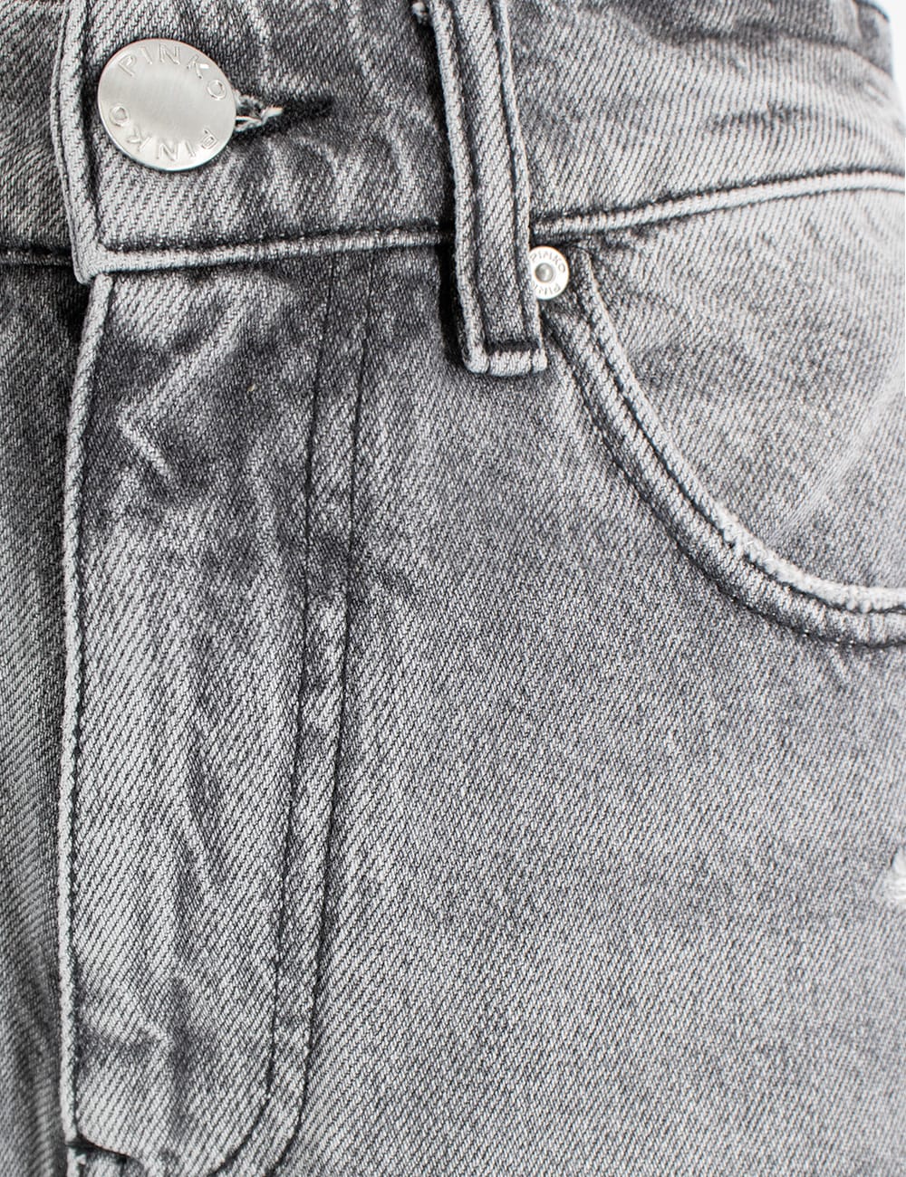 Pinko Jeans In Lavaggio Light Grey