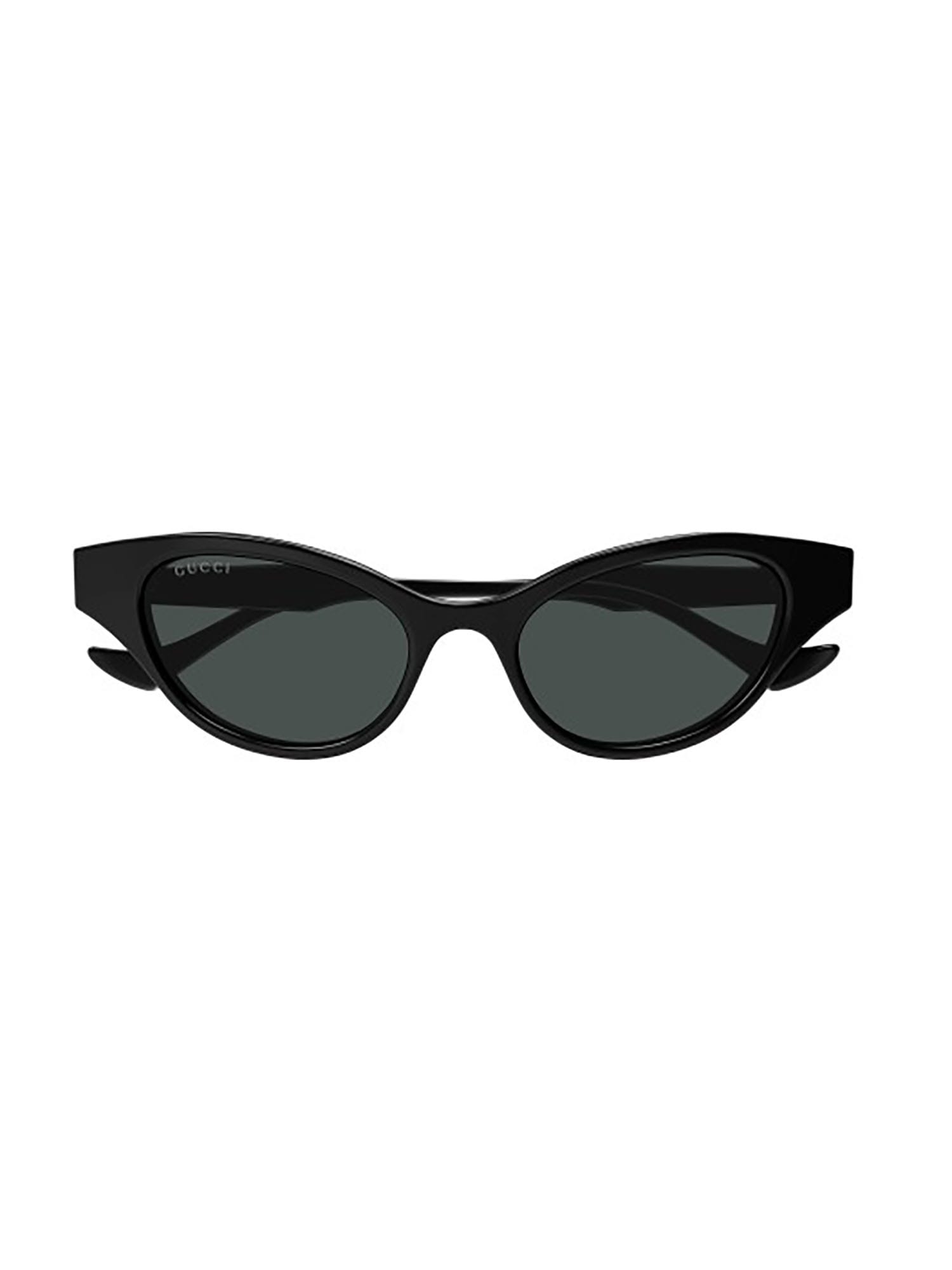 Shop Gucci Gg1298s Sunglasses In Black Black Grey