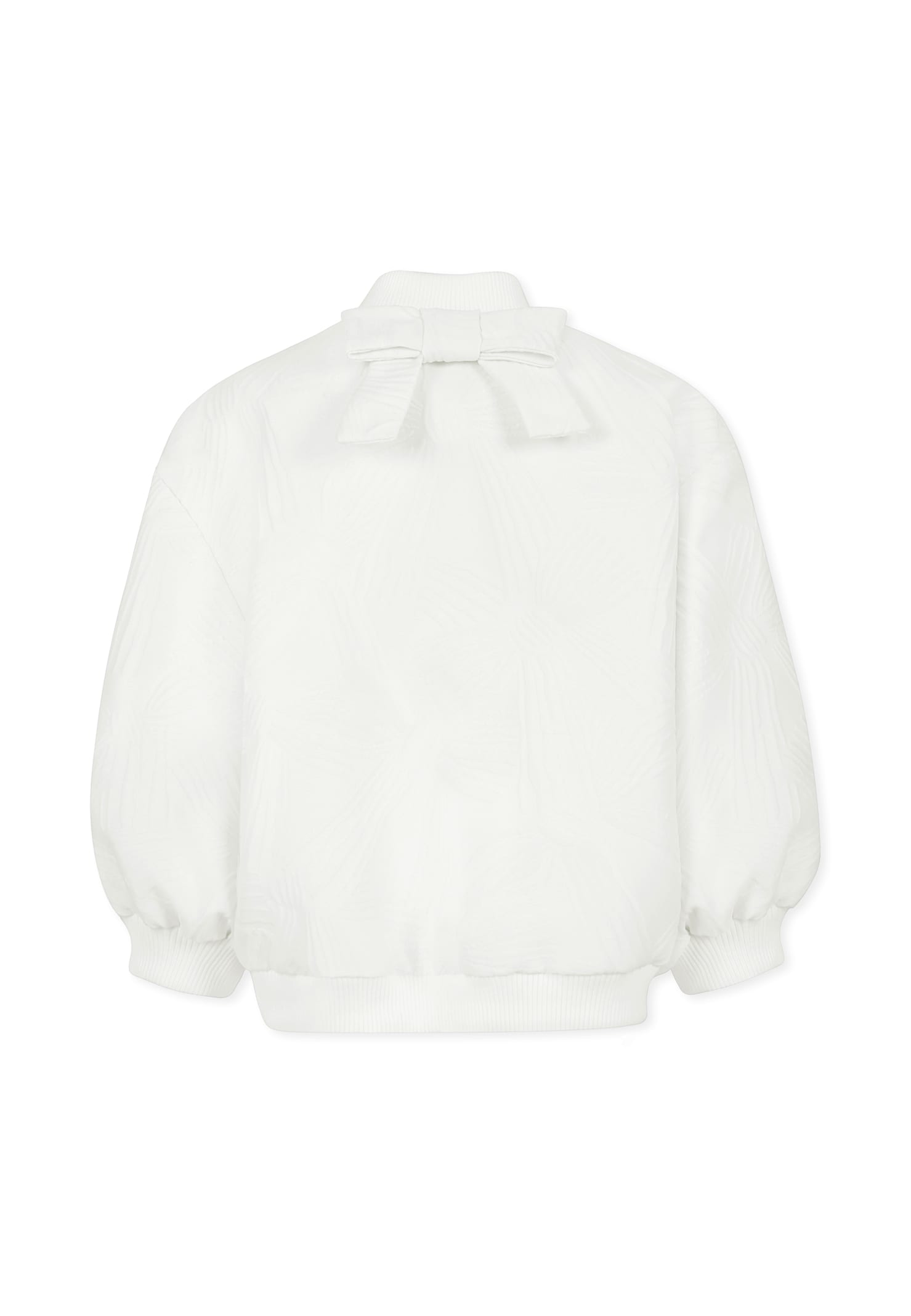 Simonetta Zip-up Jacket In White