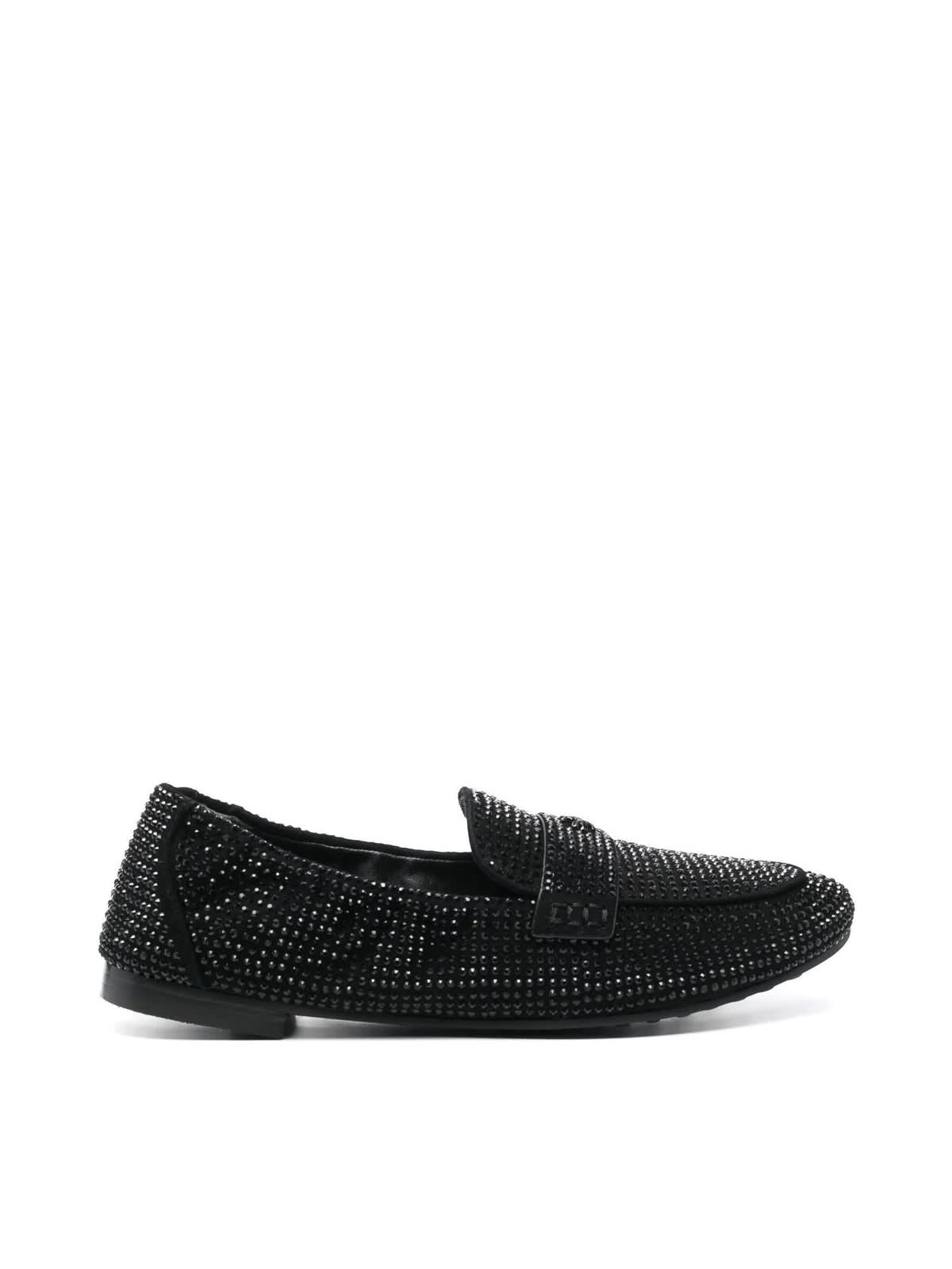Shop Tory Burch Ballet Loafer In Perfect Black Jet