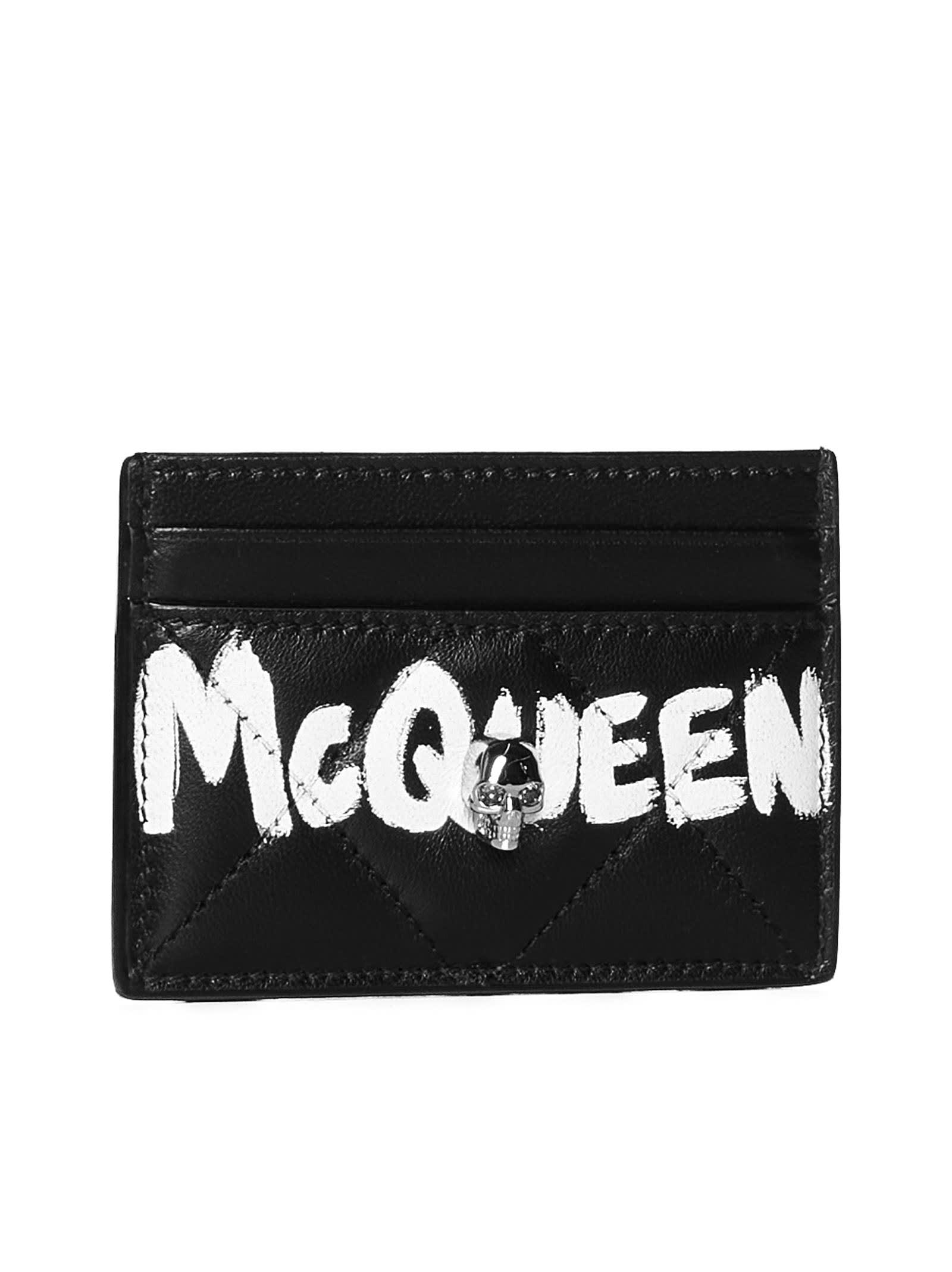 Alexander Mcqueen Wallet  Woman Color Black In Black Ivory