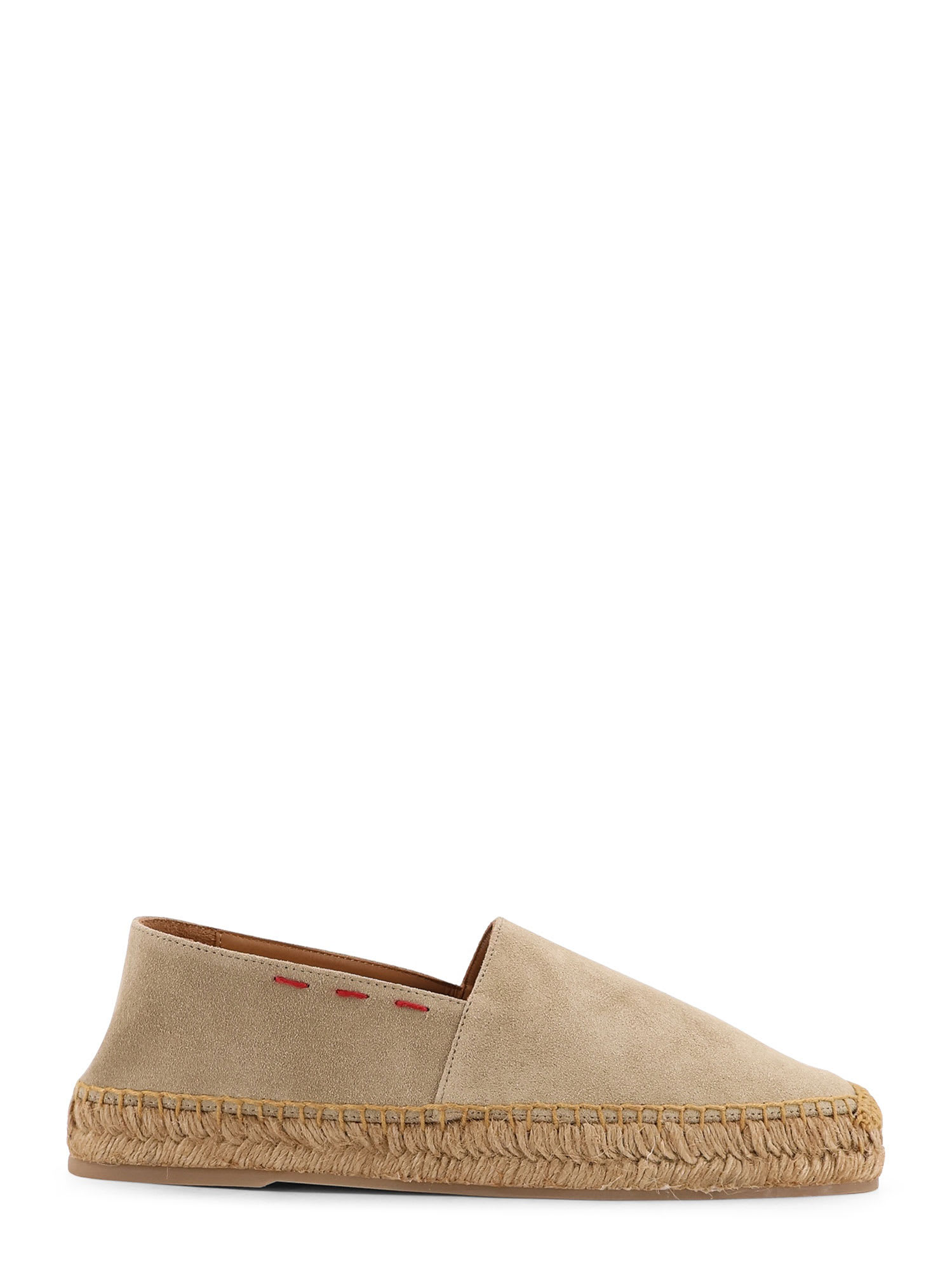 Kiton Suede Espadrilles With Iconic Stitching