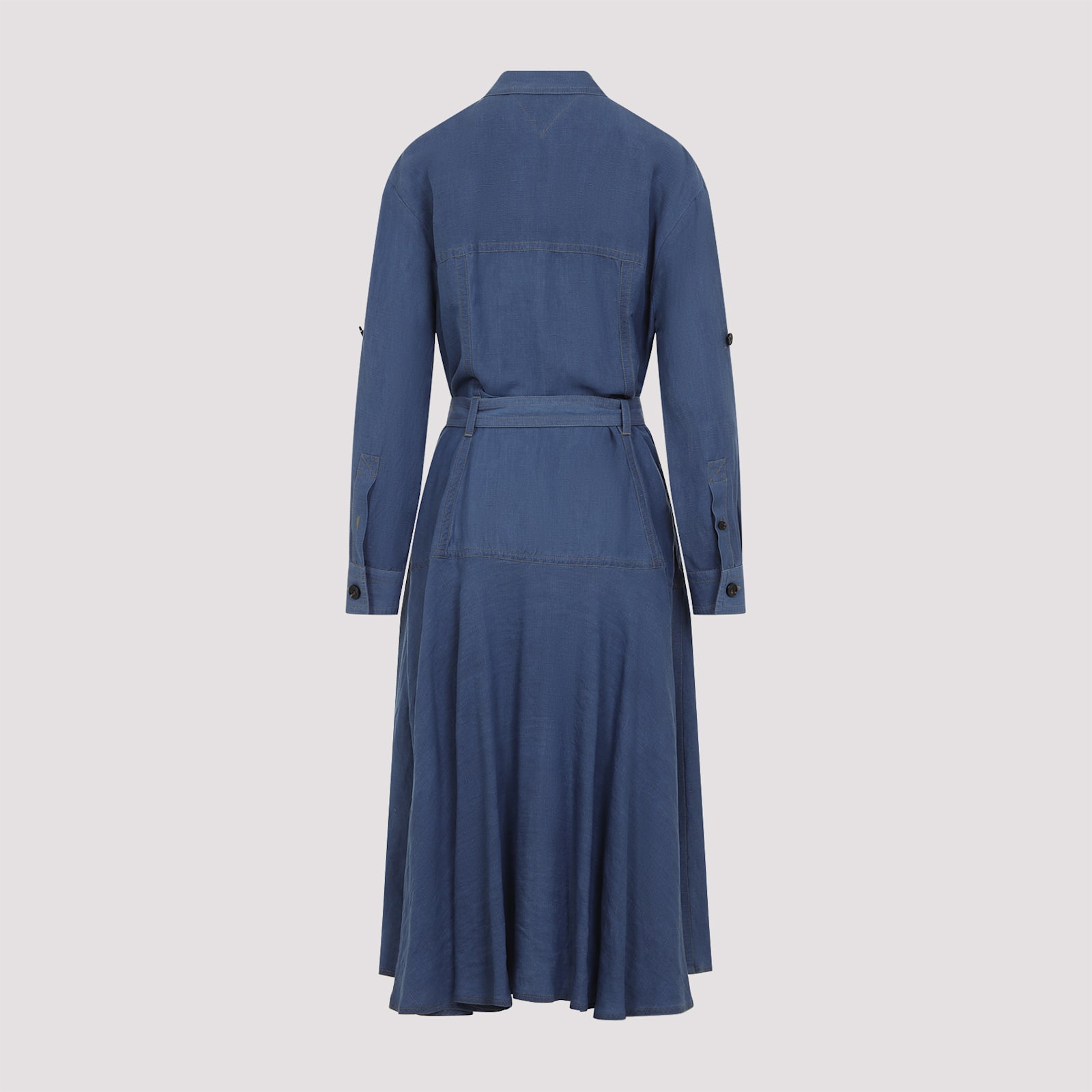 Shop Bottega Veneta Dress In Blue