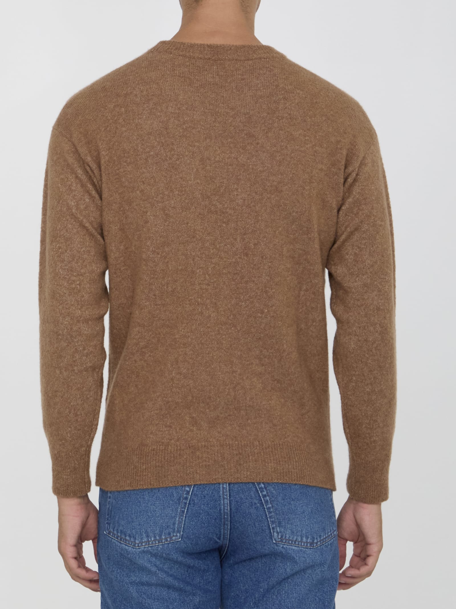 Shop Roberto Collina Cashmere Sweater In Brown