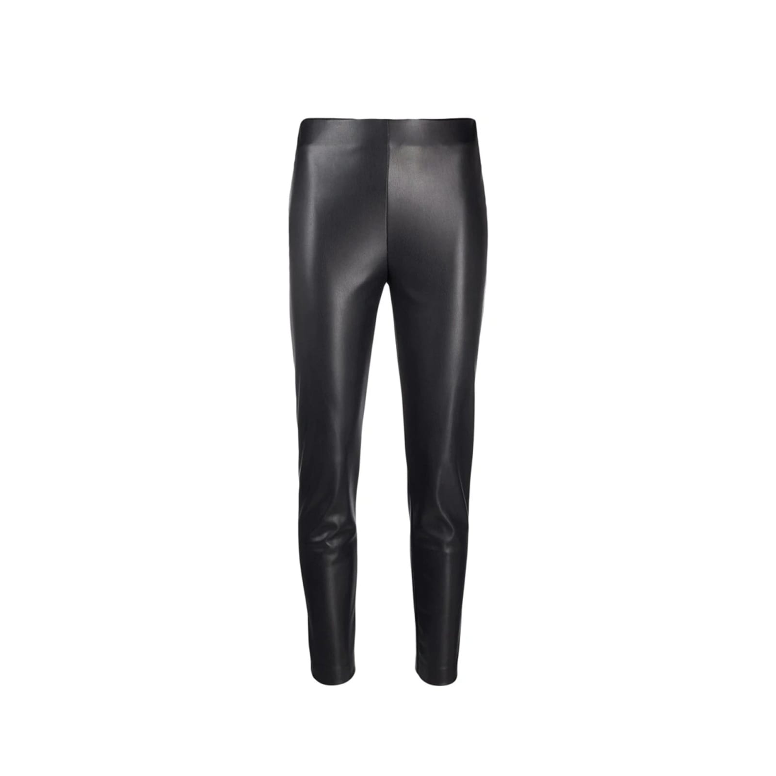 Shop Blanca Vita Phlox Faux-leather Skinny Trousers In Black