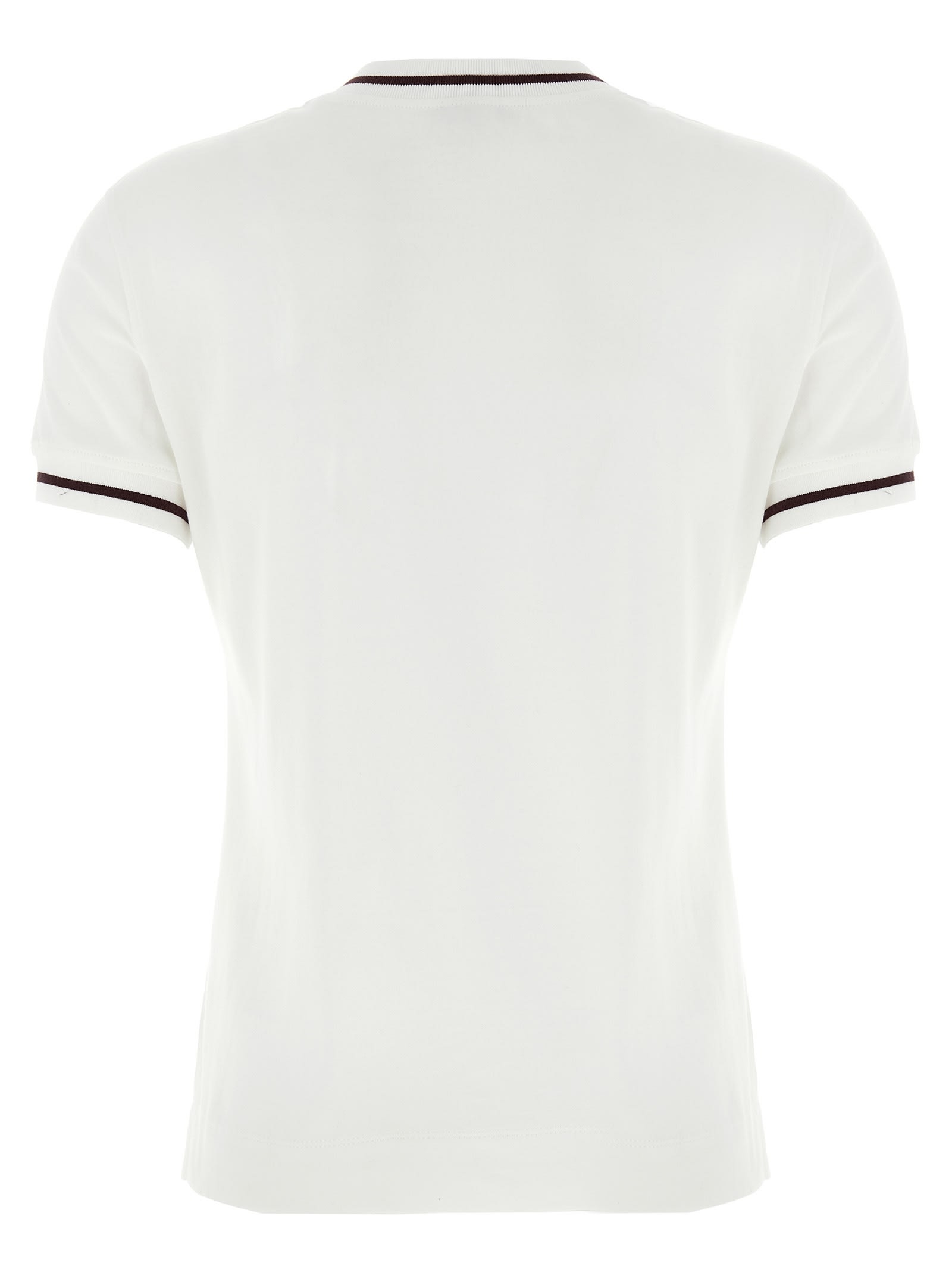 Brunello Cucinelli Embroidered-detail Cotton T-shirt