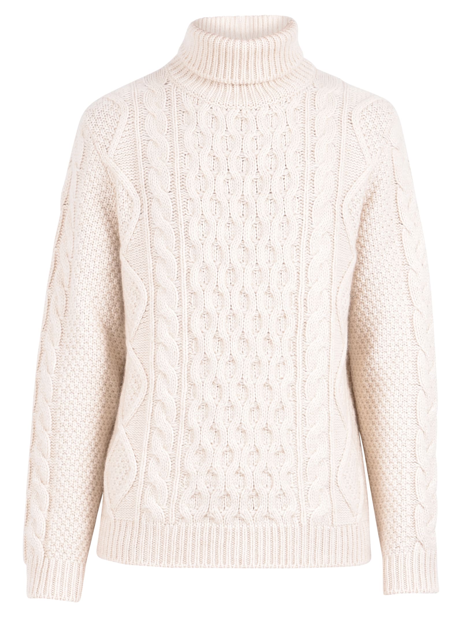 Alanui Alanui Cable Knit Sweater - White - 11063001 | italist