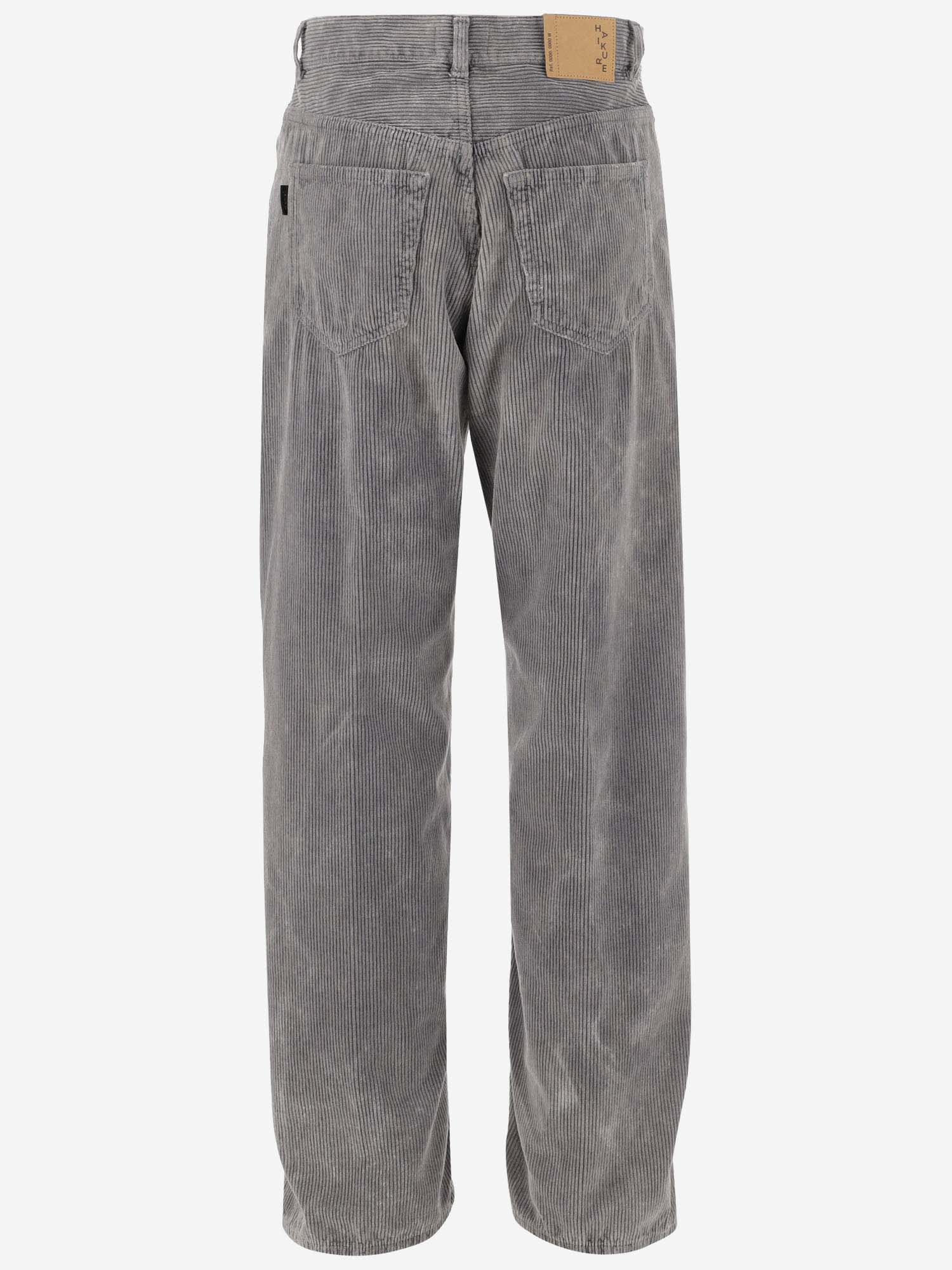 Shop Haikure Cotton Corduroy Pants In Gray