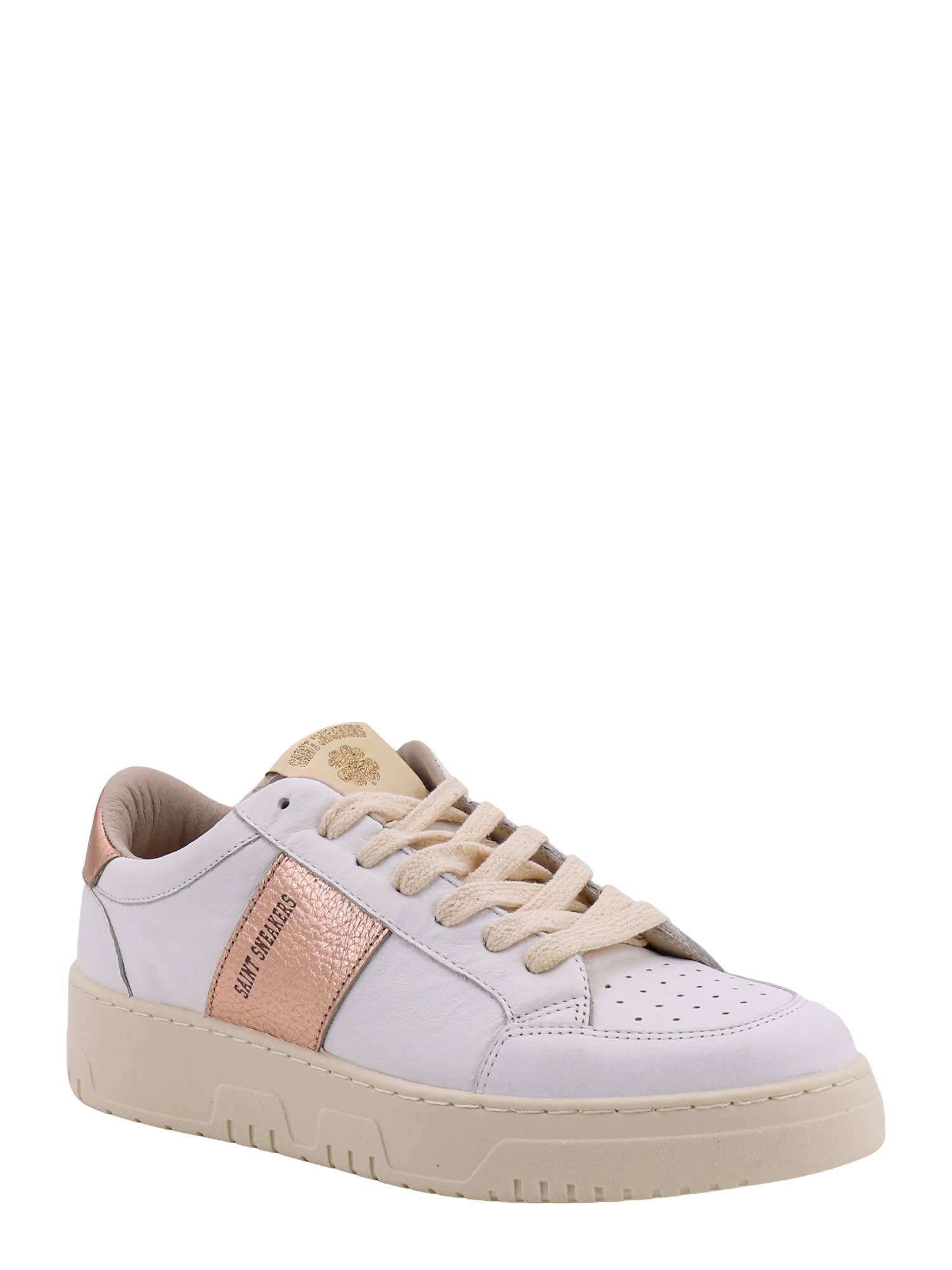 Saint Sneakers Sneakers In White/bronze