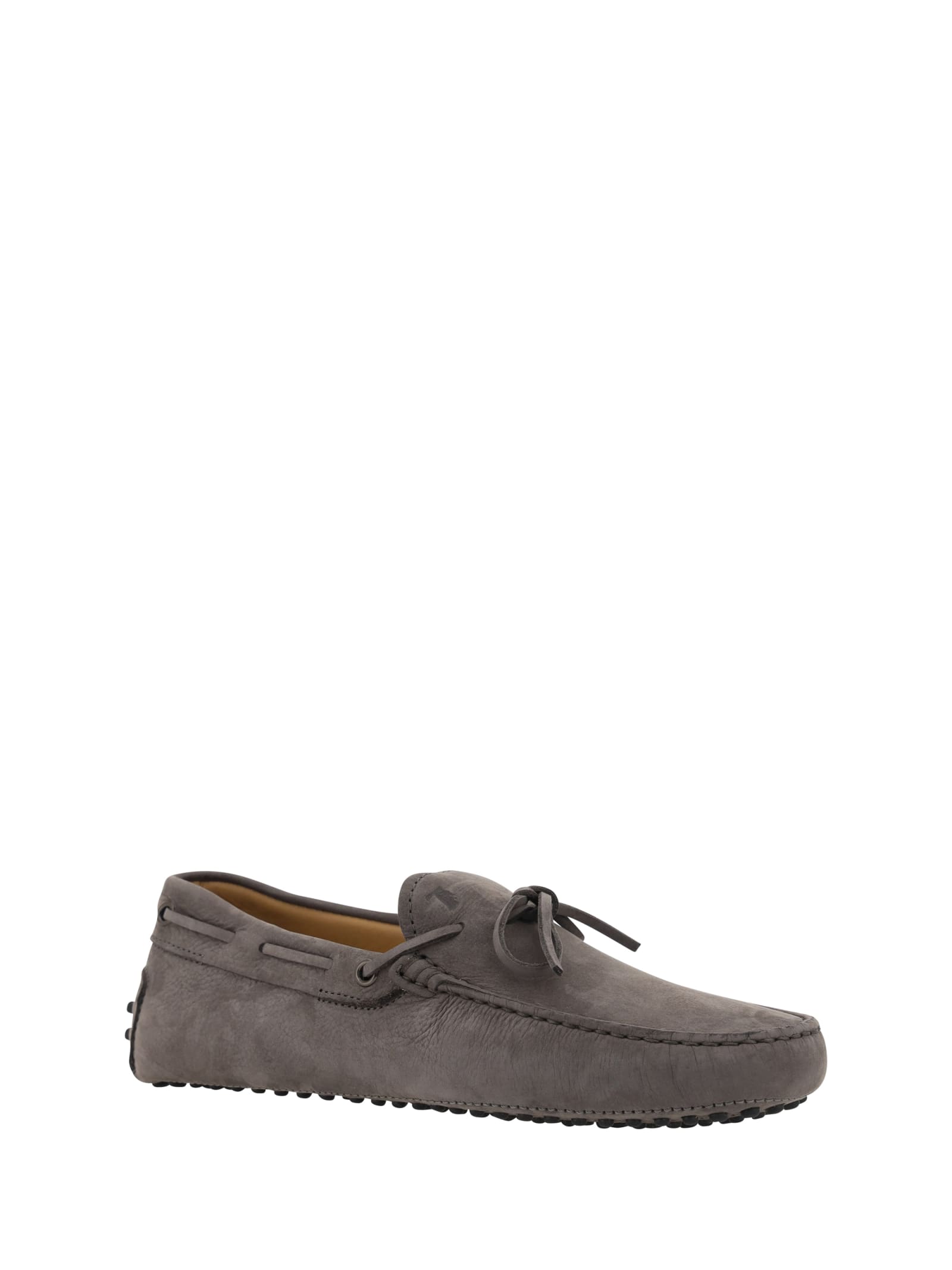 Shop Tod's Loafers In Grey