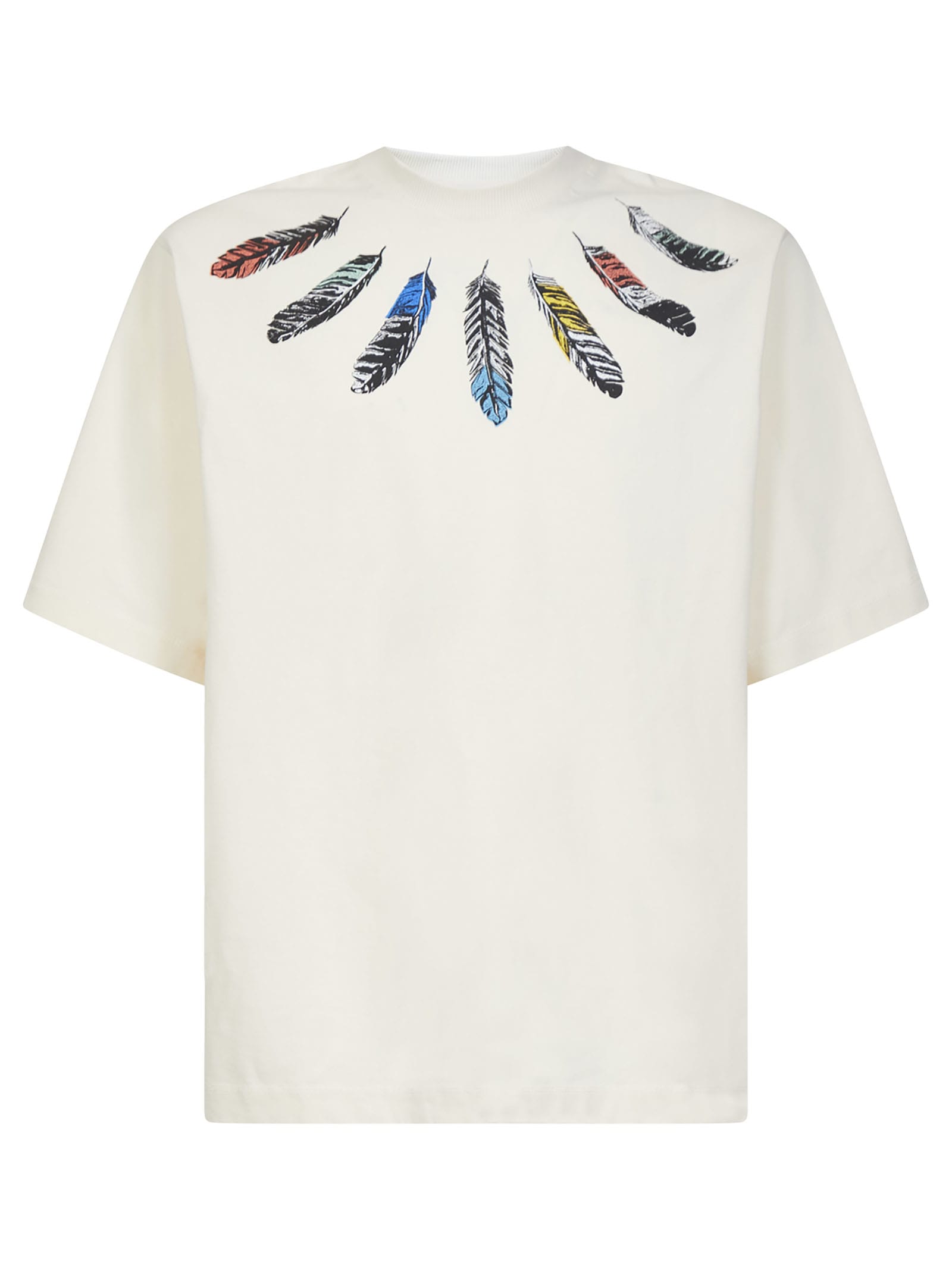 Marcelo Burlon Collar Feathers T-shirt