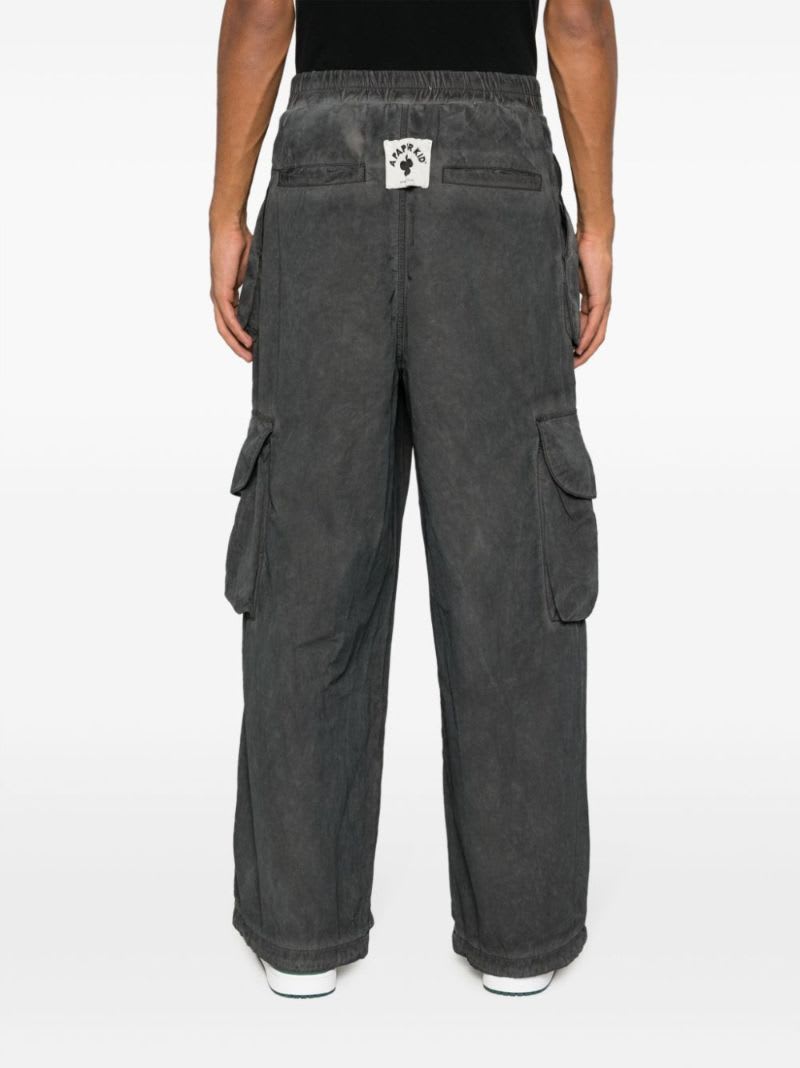 A Paper Kid Trousers With Cargo And Back Pockets In Ghiaccio