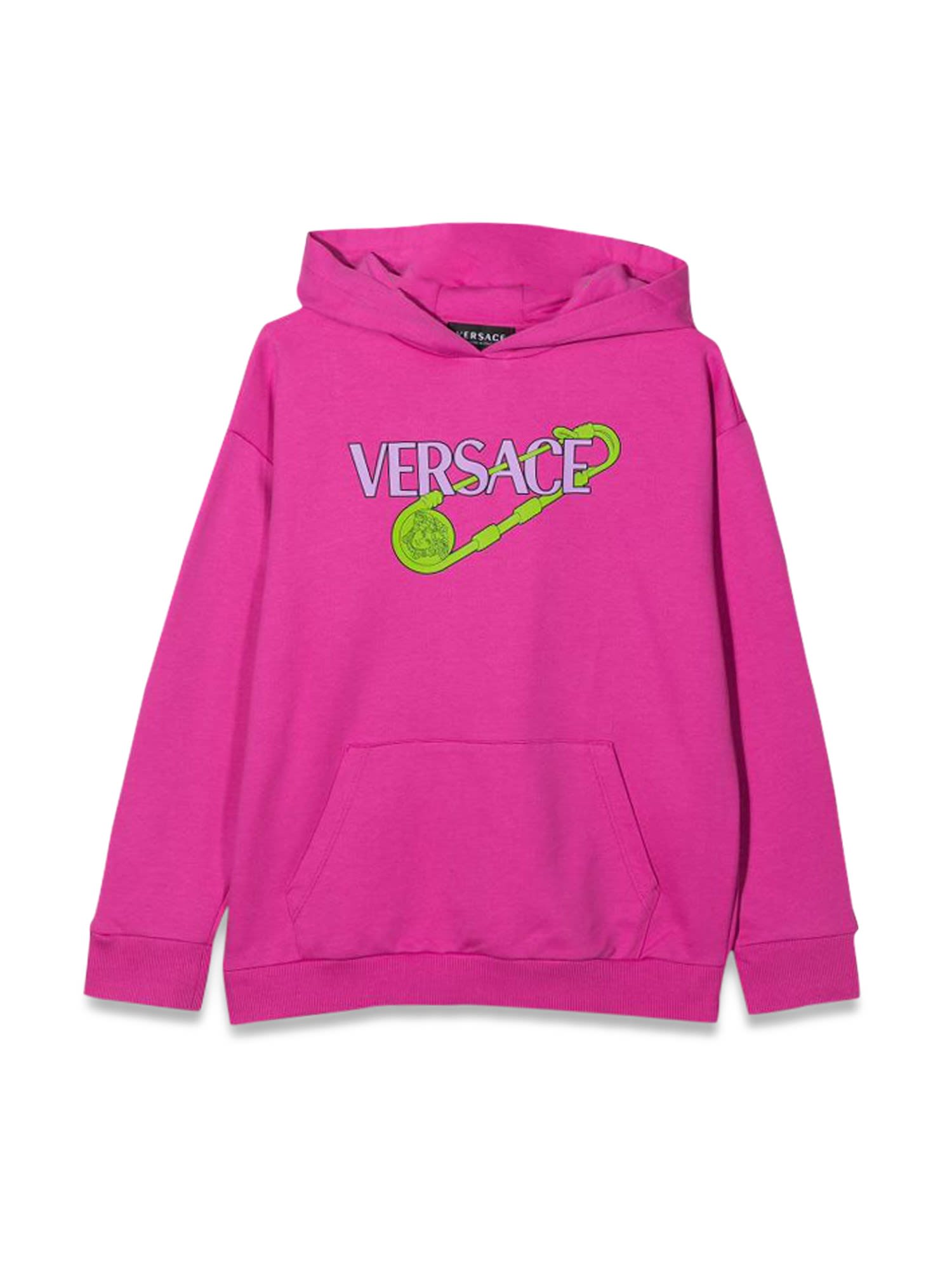 Versace Sweatshirt Over Logo Pins