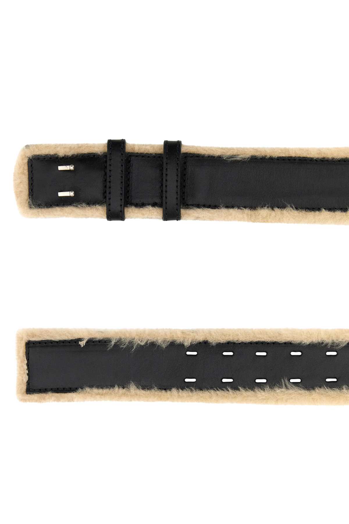 Shop Dries Van Noten Black Leather Belt