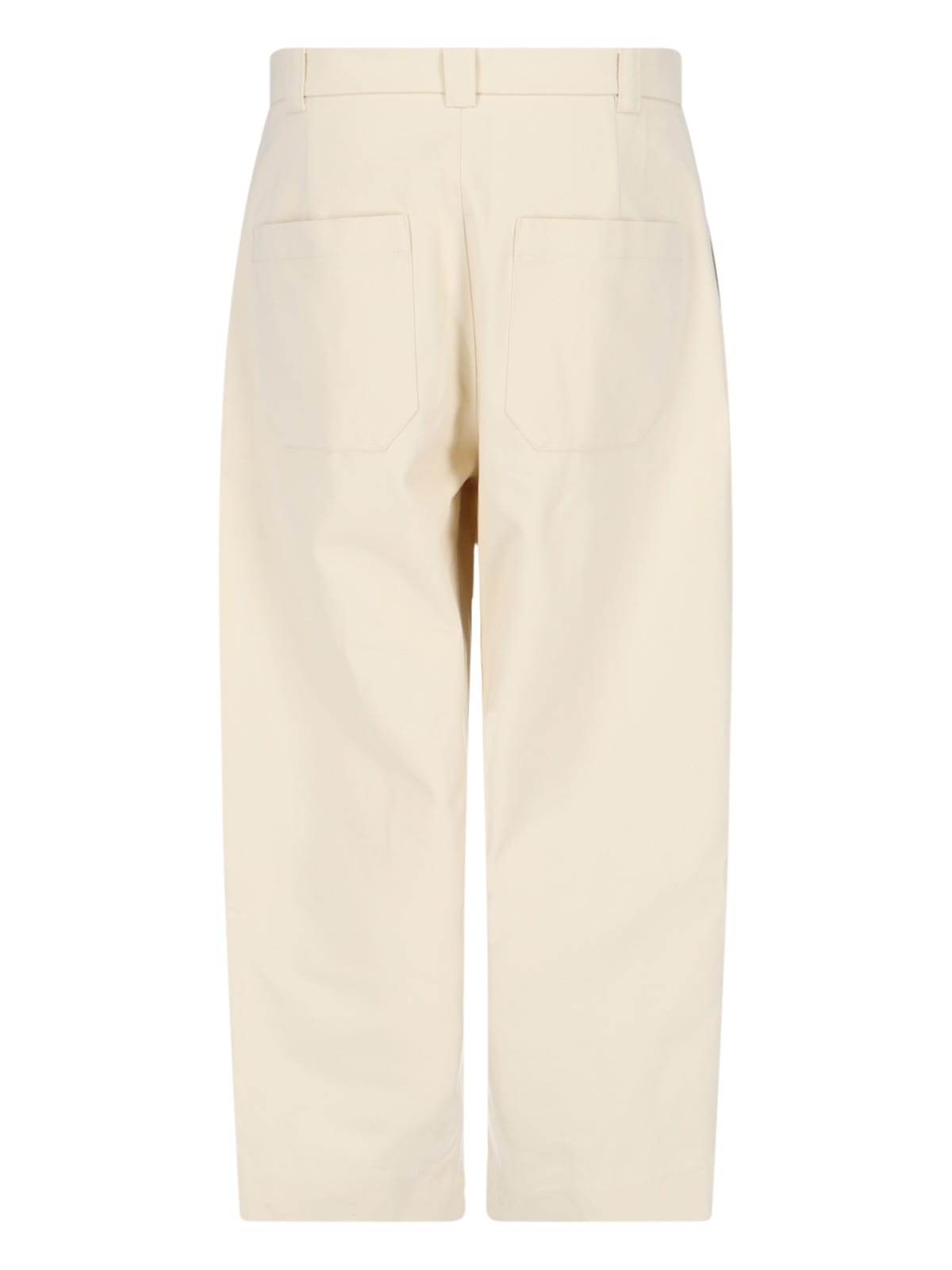 Shop Studio Nicholson Sorte Pants In White