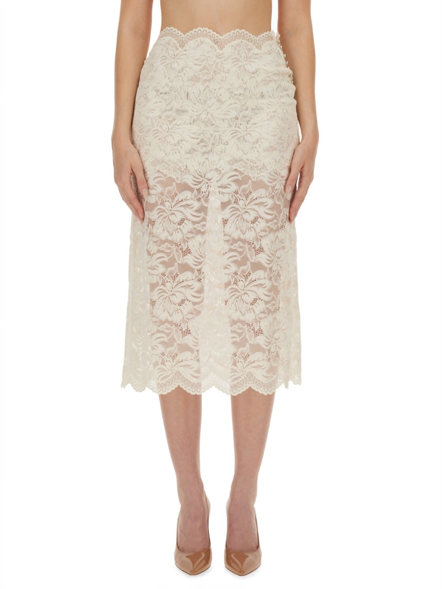 Paco Rabanne Lace Skirt