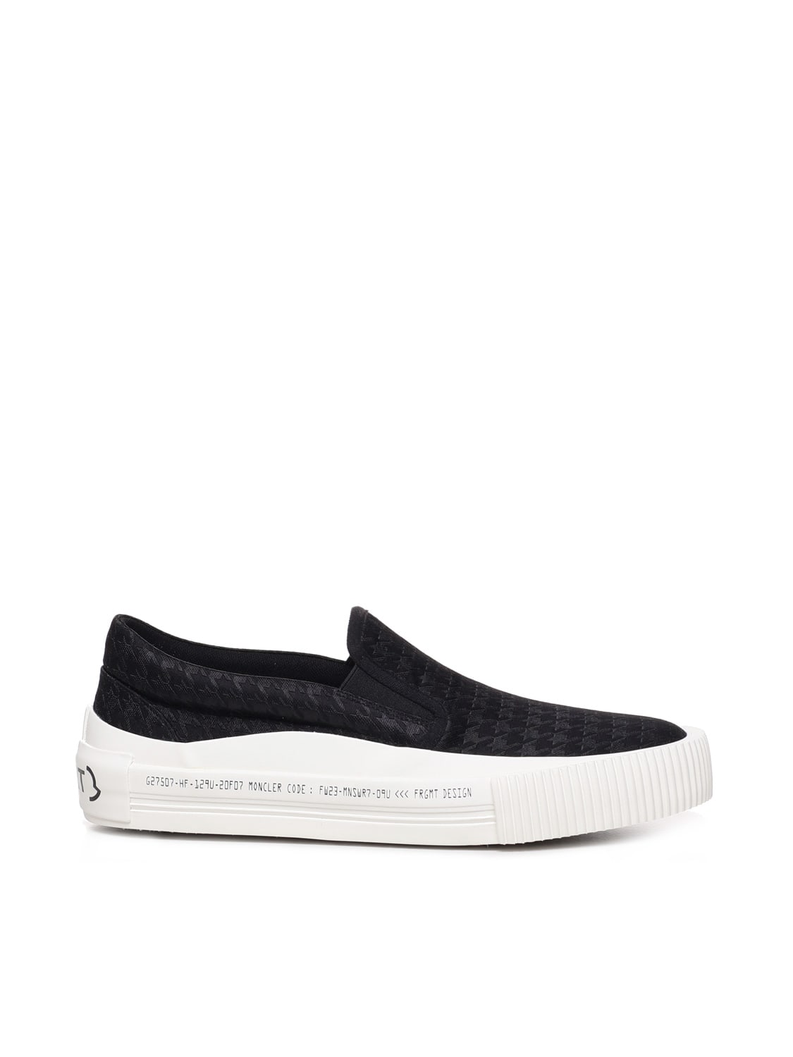 Shop Moncler Slip-on  Frgmt In Black