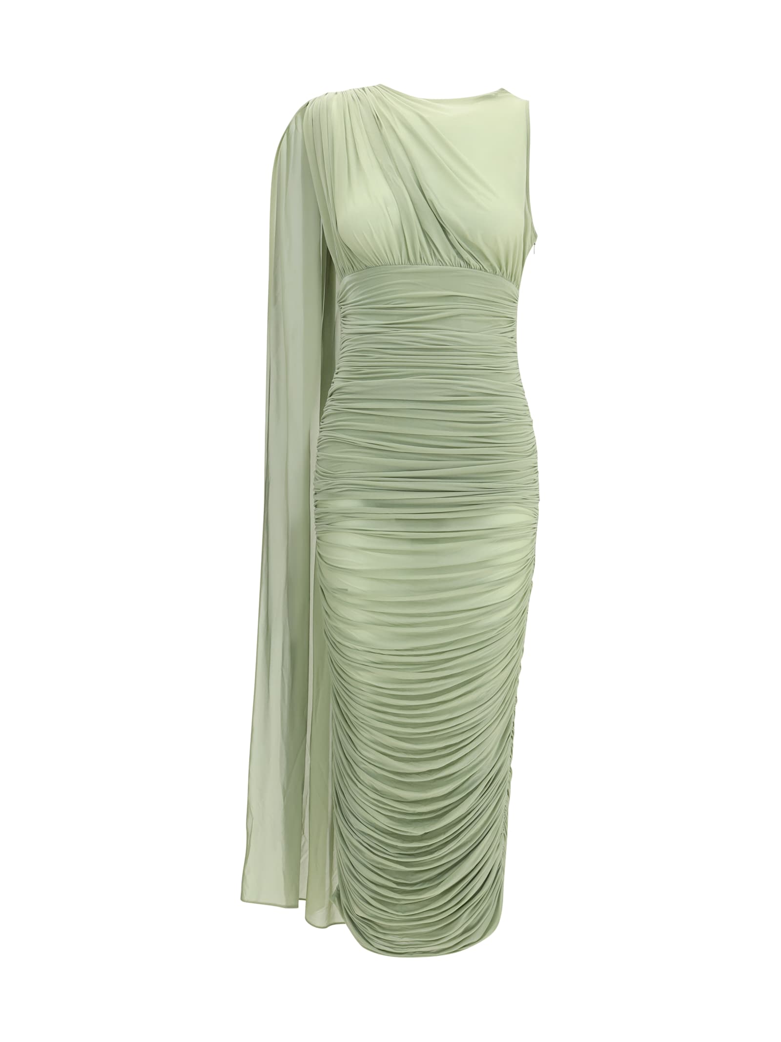 Draped Midi Dress